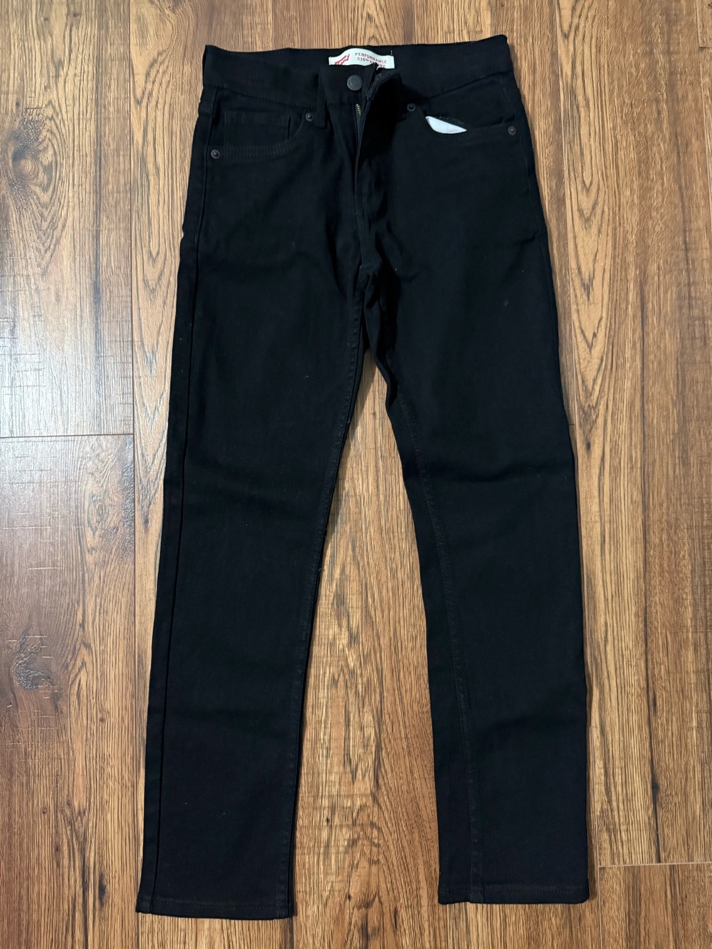 Levi's Black Slim Straight Jeans size 14 regular